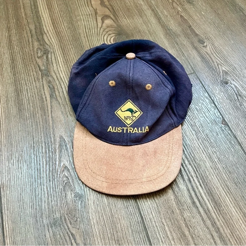 Australia Cap - Blue and Tan
